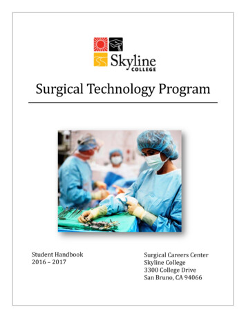 Surgical Technology Program - Skyline College