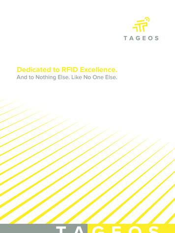 Dedicated To RFID Excellence. - Tageos