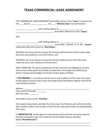 Commercial Lease Agreement Template - IPropertyManagement 