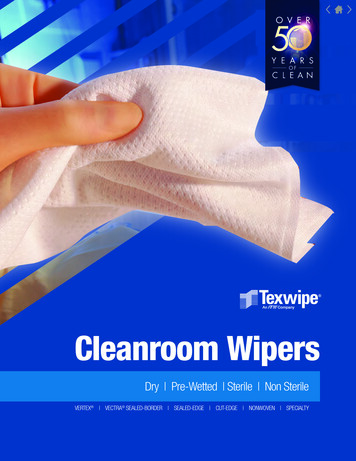 Cleanroom Wipers - Cepeitalia