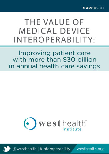 The Value Of Medical Device Interoperability - West Health