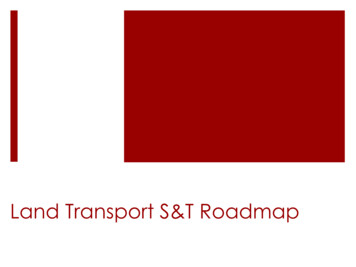 Land Transport S&T Roadmap