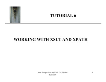 Xp Tutorial 6 Working With Xslt And Xpath