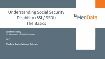 Understanding Social Security Disability (SSI / SSDI) The Basics