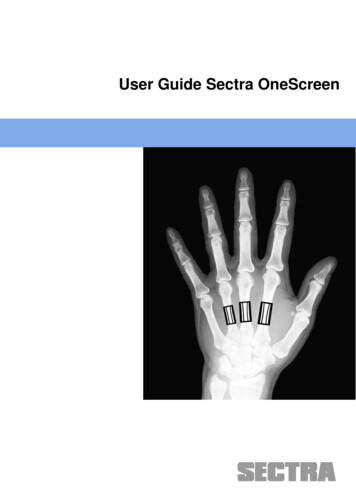 User Guide Sectra OneScreen For Osteoporosis - Microsoft