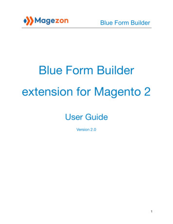 E Xte Nsion For Magento 2 Blue Form Builder