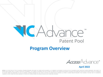 Program Overview - HEVC Advance