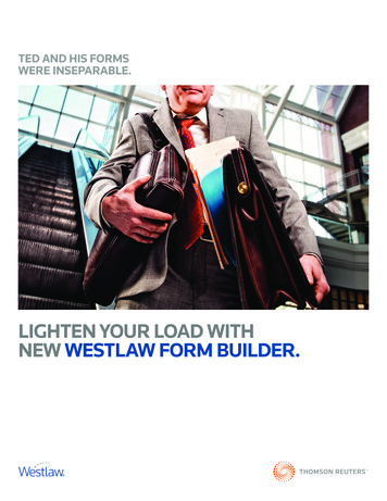 Westlaw Form Builder - Thomson Reuters