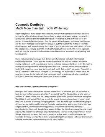 Cosmetic Dentistry: Much More Than Just Tooth Whitening!