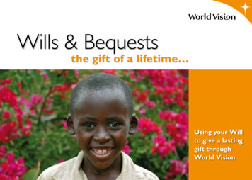 Wills & Bequests - World Vision
