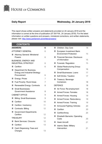 Daily Report Wednesday, 24 January 2018 CONTENTS - Microsoft