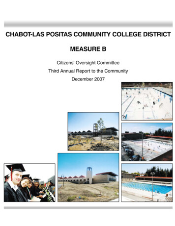 Chabot-las Positas Community College District Measure B
