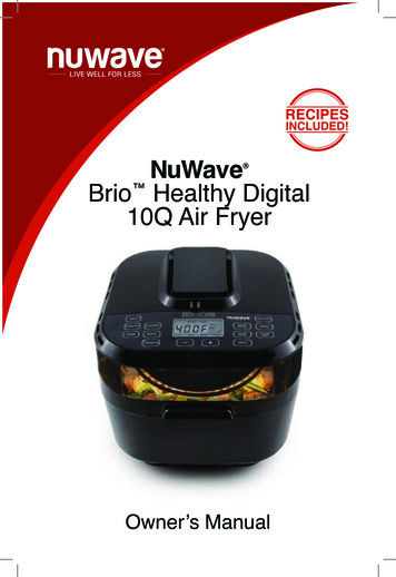 NuWave Brio Healthy Digital 10Q Air Fryer