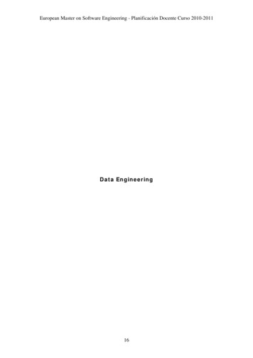 Data Engineering - UPM