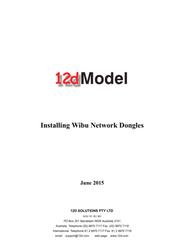 12d Installing Wibu Network Dongle