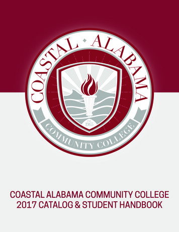 Coastal Alabama Community College 2017 Catalog & Student Handbook