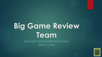 Big Game Review - Dfw.state.or.us