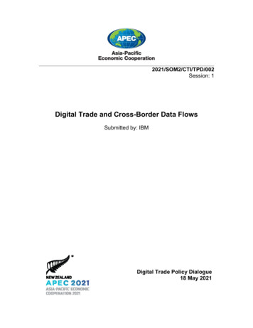 Digital Trade And Cross-Border Data Flows