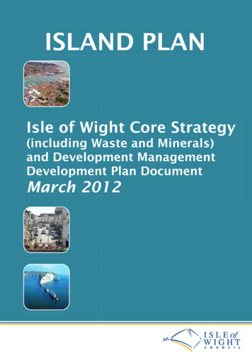Isle Of Wight Core Strategy - Iow.gov.uk
