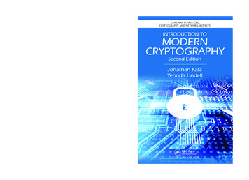 Introduction To Modern Cryptography, Second Edition - UNIWA