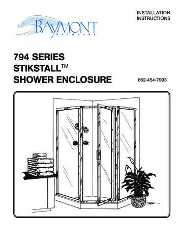 794 Series Stikstalltm Shower Enclosure - Baymont Bath