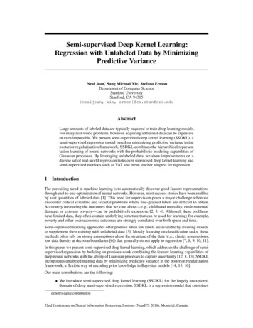 Semi-supervised Deep Kernel Learning: Regression With . - NeurIPS