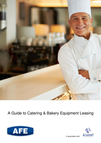 A Guide To Catering & Bakery Equipment Leasing - Mono Equip