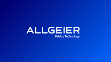 Investor Update January 2020 - Allgeier