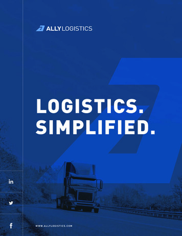 Logistics. Simplified.