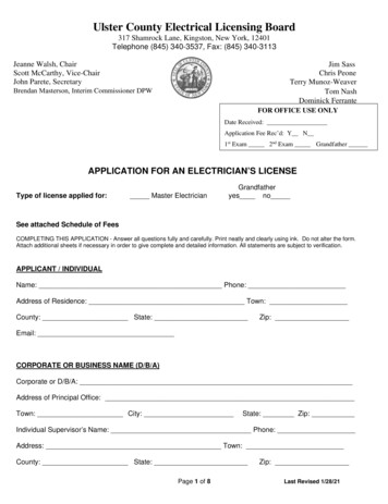 Ulster County Electrical Licensing Board