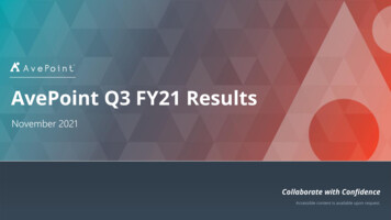AvePoint Q3 FY21 Results