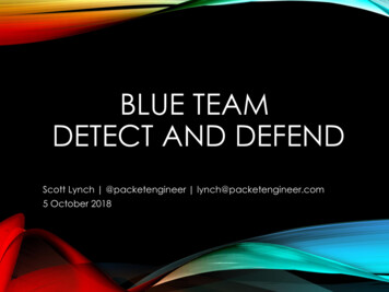 BLUE TEAM DETECT AND DEFEND - Bucks County Community College