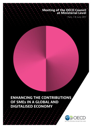 ENHANCING THE CONTRIBUTIONS OF SMEs IN A GLOBAL AND DIGITALISED . - OECD