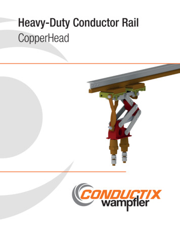 Heavy-Duty Conductor Rail Conductix.us CopperHead