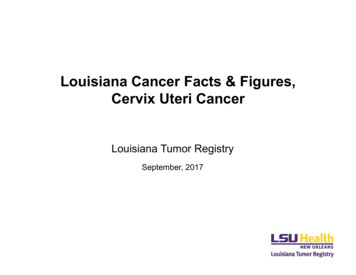 Louisiana Cancer Facts & Figures, Cervix Uteri Cancer