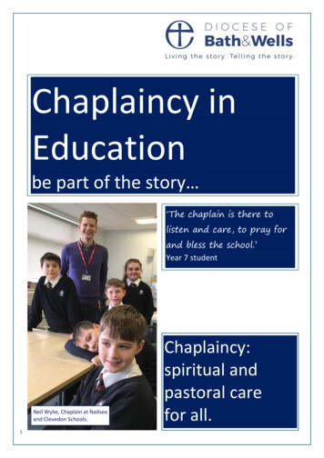 Chaplaincy In Education