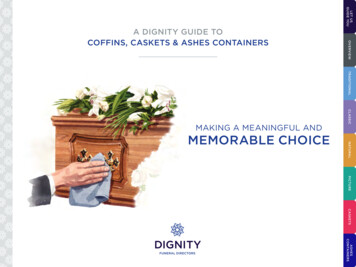 A Dignity Guide To Coffins, Caskets & Ashes Containers