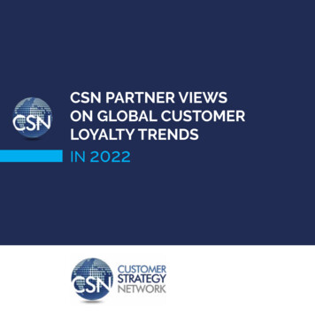 Csn Partner Views On Global Customer Loyalty Trends In 2022
