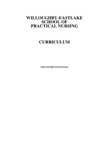 Willoughby-eastlake School Of Practical Nursing Curriculum