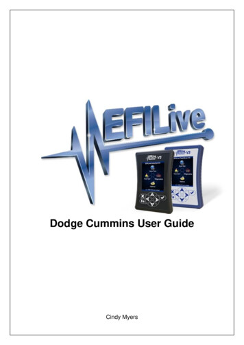 Dodge Cummins User Guide - EFILive