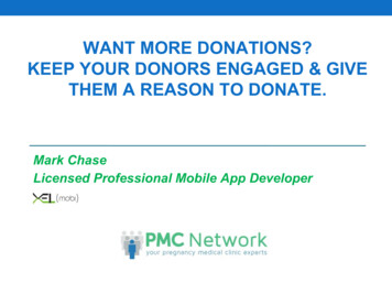 Want More Donations? Keep Your Donors Engaged & Give Them A Reason To .