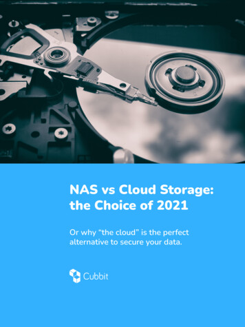 NAS Vs Cloud Storage: The Choice Of 2021 - Cubbit