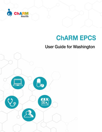 User Guide For Washington - Charm Health