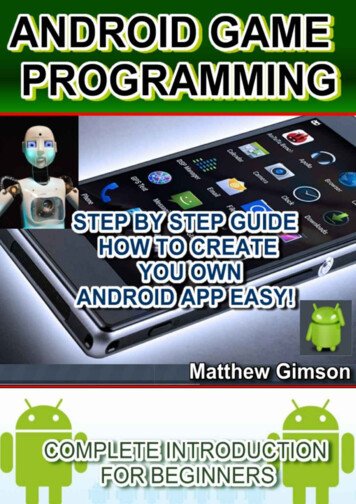 ANDROID GAME PROGRAMMING - Tradebit 