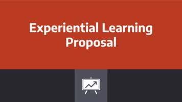 Experiential Learning Proposal