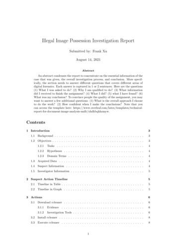 Illegal Image Possession Investigation Report - GitHub