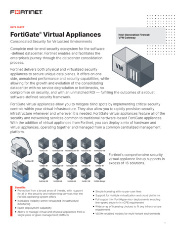 FortiGate Virtual Appliances Next Generation Firewall - BOLL