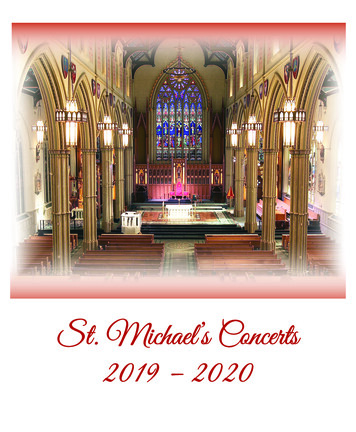 St. Michael's Concerts 2019 - 2020
