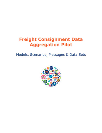 Freight Consignment Data Aggregation Pilot - BITRE