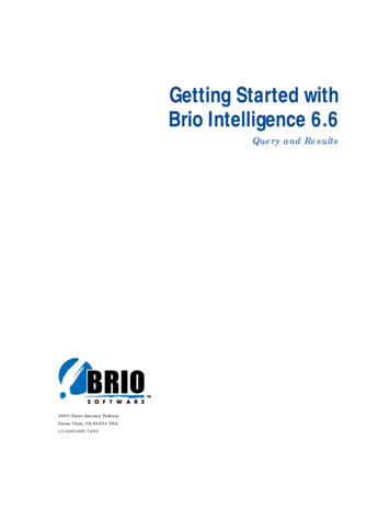 BQ-GetStarted.book Page I Monday, March 11, 2002 11:20 AM Getting .